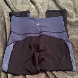 Lululemon Athletica Navy and Black Leggings